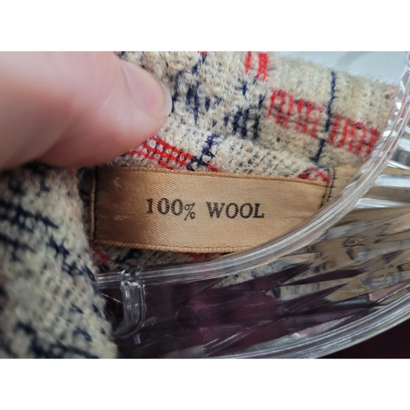 Vintage 1950s/60s Pierre Delaneau Martha West Wool Trench Coat Pockets Sz 16 - Picture 6 of 14